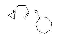cycloheptyl 3-(aziridin-1-yl)propanoate结构式