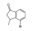 4-Bromo-3-methyl-2,3-dihydro-1H-inden-1-one Structure