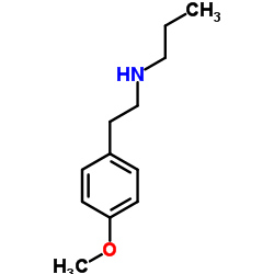 N-[2-(4-Methoxyphenyl)ethyl]-1-propanamine Structure