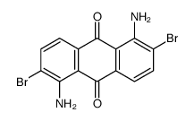 1,5-diamino-2,6-dibromoanthracene-9,10-dione结构式