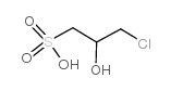 3-chloro-2-hydroxypropanesulphonic acid Structure