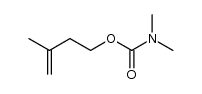 3-methyl-3-buten-1-yl N,N-dimethylcarbamate Structure
