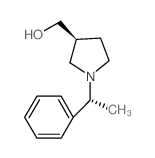 ((S)-1-((r)-1-苯基乙基)吡咯烷-3-基)甲醇结构式
