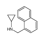 N-(1-naphthylmethyl)cyclopropanamine结构式