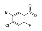 1-bromo-2-chloro-4-fluoro-5-nitrobenzene Structure