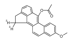 (1,1-dideuterio-9-methoxy-2H-benzo[j]aceanthrylen-6-yl) acetate结构式