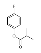 Propanoic acid, 2-Methyl-, 4-fluorophenyl ester结构式