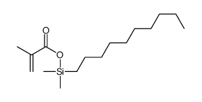 [decyl(dimethyl)silyl] 2-methylprop-2-enoate Structure