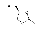 2,2-二甲基-4(s)-4-溴甲基-1,3-二氧杂烷结构式