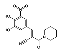 (alphaE)-alpha-[(3,4-Dihydroxy-5-nitrophenyl)methylene]-beta-oxo-1-piperidinepropanenitrile picture