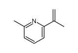 Pyridine, 2-methyl-6-(1-methylethenyl)- (9CI) Structure