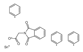 triphenylstannyl 2-(1,3-dioxoisoindol-2-yl)acetate结构式
