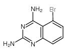 5-溴-2,4-二氨基喹唑啉结构式