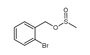 2-bromobenzyl methanesulfinate Structure