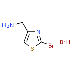 (2-溴噻唑-4-基)甲胺氢溴酸盐结构式