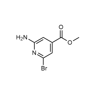 2-氨基-6-溴异烟酸甲酯结构式