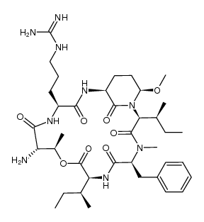 micropeptin MZ771 Structure