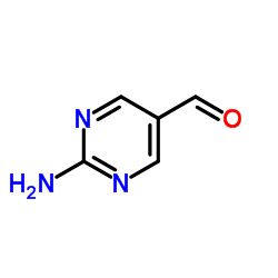 2-氨基-5-嘧啶甲醛结构式