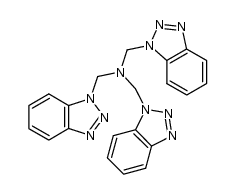 Tris((1H-benzo[d][1,2,3]triazol-1-yl)methyl)amine Structure