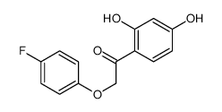1-(2,4-dihydroxyphenyl)-2-(4-fluorophenoxy)ethanone Structure
