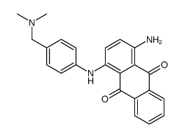1-amino-4-[[4-[(dimethylamino)methyl]phenyl]amino]anthraquinone Structure
