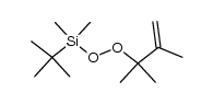tert-butyl((2,3-dimethylbut-3-en-2-yl)peroxy)dimethylsilane结构式