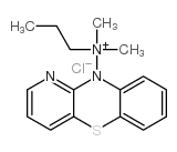 (dimethyl)[10H-pyrido[3,2-b][1,4]benzothiazine-10-propyl]ammonium chloride structure