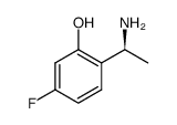 2-[(1S)-1-Aminoethyl]-5-fluorophenol Structure
