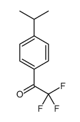 Ethanone, 2,2,2-trifluoro-1-[4-(1-methylethyl)phenyl]- (9CI) Structure