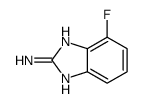 2-氨基-4-氟苯并咪唑结构式