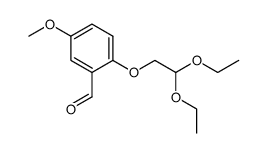 2-(2,2-diethoxyethoxy)-5-methoxybenzaldehyde Structure