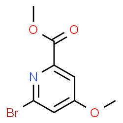 6-溴-4-甲氧基吡啶甲酸甲酯结构式