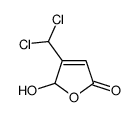 4-(dichloromethyl)-5-hydroxy-5H-furan-2-one Structure