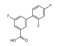 3-(2,4-difluorophenyl)-5-fluorobenzoic acid Structure