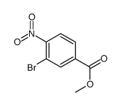 3-溴-4-硝基苯甲酸甲酯结构式