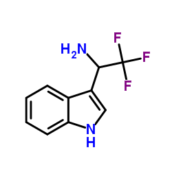 2,2,2-Trifluoro-1-(1H-indol-3-yl)ethanamine Structure