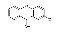 2-chloro-9H-10-oxaanthracen-9-ol结构式