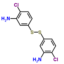 3,3'-Disulfanediylbis(6-chloroaniline) Structure
