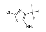 2-Chloro-4-(trifluoromethyl)-5-thaizoleamine Structure