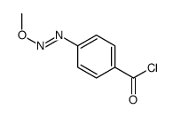 Benzoyl chloride, 4-(methoxyazo)- (9CI) Structure