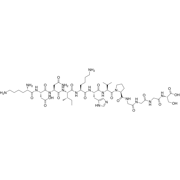 Tau Peptide (294-305) (human) trifluoroacetate salt Structure
