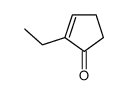 2-ethylcyclopent-2-en-1-one结构式