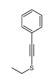 2-ethylsulfanylethynylbenzene结构式