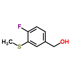 4-Fluoro-3-(methylthio)benzyl alcohol picture
