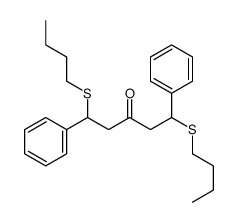 1,5-bis(butylsulfanyl)-1,5-diphenylpentan-3-one结构式