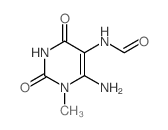 Formamide,N-(6-amino-1,2,3,4-tetrahydro-1-methyl-2,4-dioxo-5-pyrimidinyl)-结构式