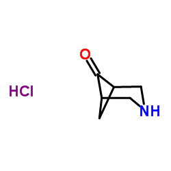 3-azabicyclo[3.1.1]heptan-6-one hydrochloride结构式
