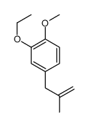 Benzene, 2-ethoxy-1-methoxy-4-(2-methyl-2-propenyl)- (9CI)结构式