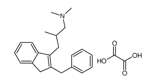3-(2-benzyl-3H-inden-1-yl)-N,N,2-trimethylpropan-1-amine,oxalic acid Structure