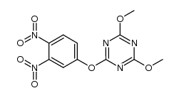 4-(3',4'-dinitrophenoxy)-2,6-dimethoxy-1,3,5-trazine结构式